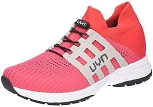 UYN Nature Tune Women's Walking Shoes Pink Red‎ Size 37 Athletic Comfort Sneaker